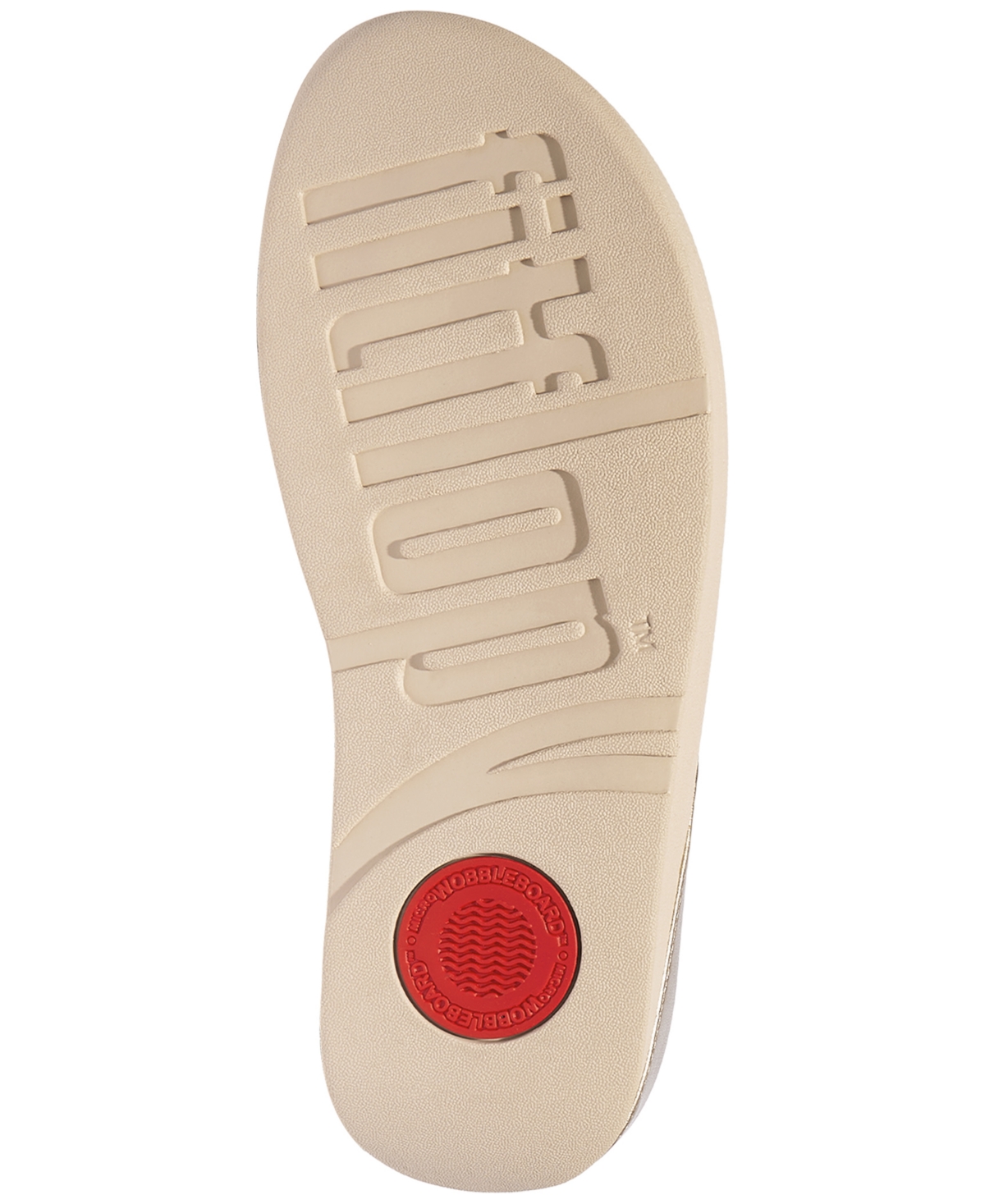 Fitflop Fino Beadie Flip Flop In Platino
