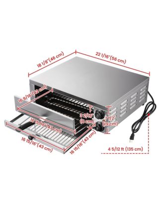 WeChef Countertop Pizza Oven Electric Pizza Maker 1700W for 16" Pizza Commercial