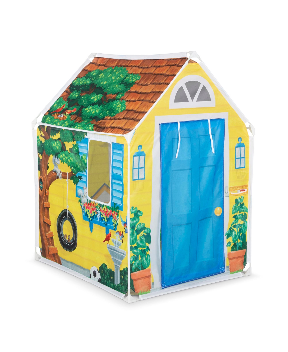 Melissa & Doug Cozy Cottage Play Tent In Multicolor