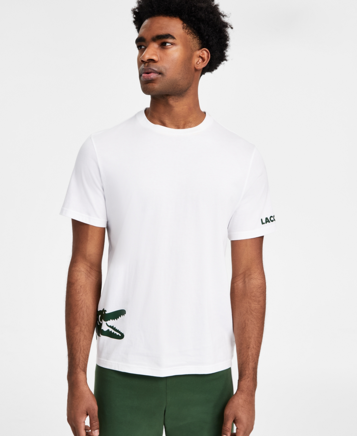 Men's Loungewear Logo T-Shirt - white/thyme