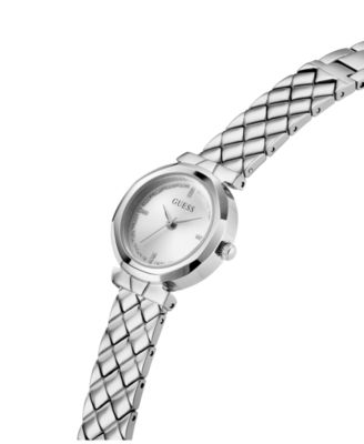Women's Analog Silver Tone Steel Watch, 26mm