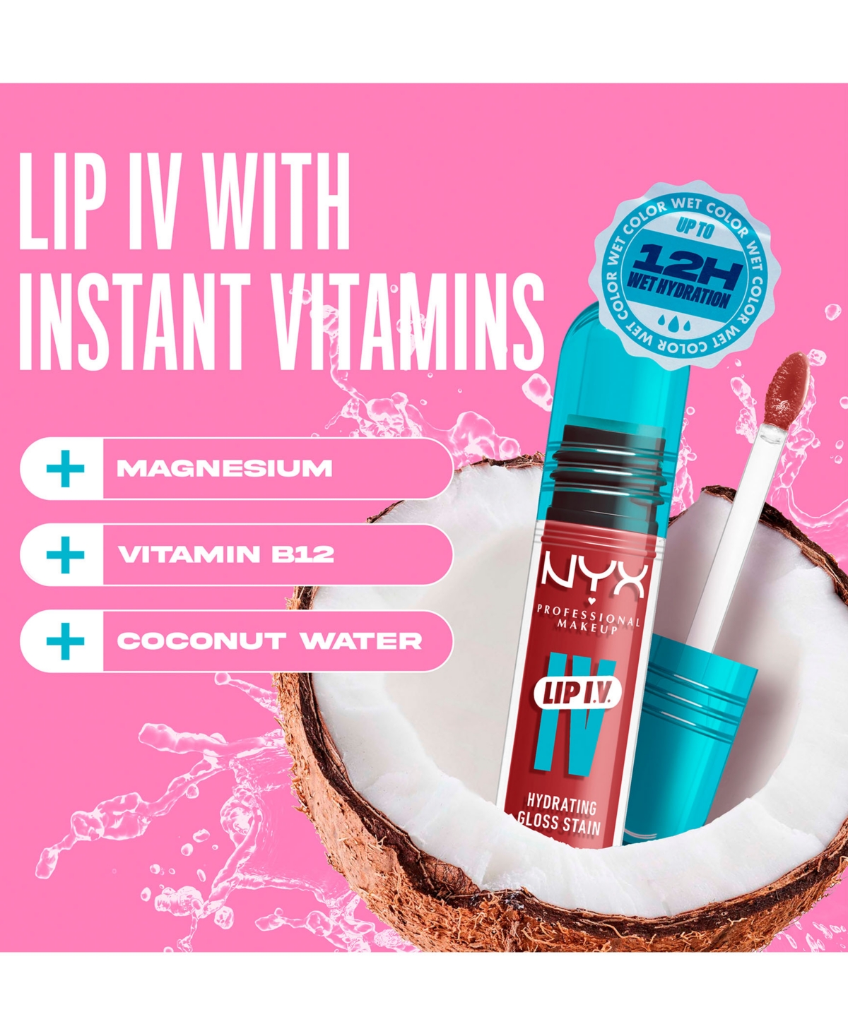 Nyx Professional Makeup Lip Iv Hydrating Gloss Stain In Hydra Honey