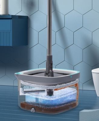 True Clean Spin Mop &amp; Bucket Cleaning  System