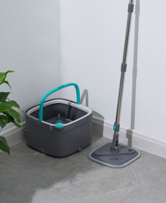 True Clean Spin Mop &amp; Bucket Cleaning  System