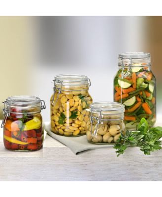 Fido 135.25-Oz. Glass Jars, Set of 6