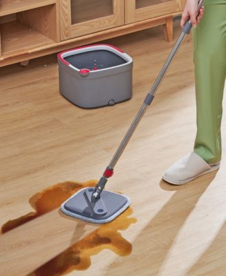 Mop, Silicone Sweeper & Bucket Cleaning System 