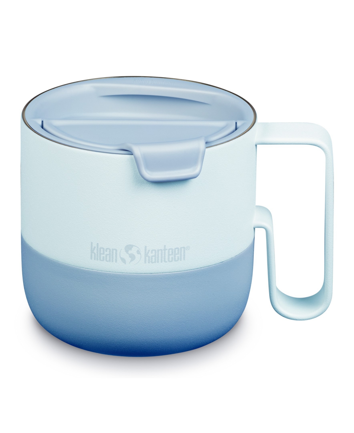 Klean Kanteen Insulated 14 Oz. Stainless Steel Mug With Flip Lid In Ice Blue