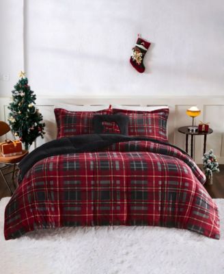 Woolrich Alton Plush to Sherpa Down Alternative 4-Pc. Comforter Set, King