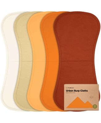 Kids 5pk Urban Burp Cloths, Organic Burping Cloth for Babies, Burp Rags
