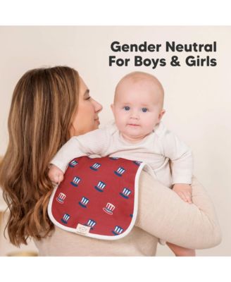 Kids 5pk Urban Burp Cloths, Organic Burping Cloth for Babies, Burp Rags