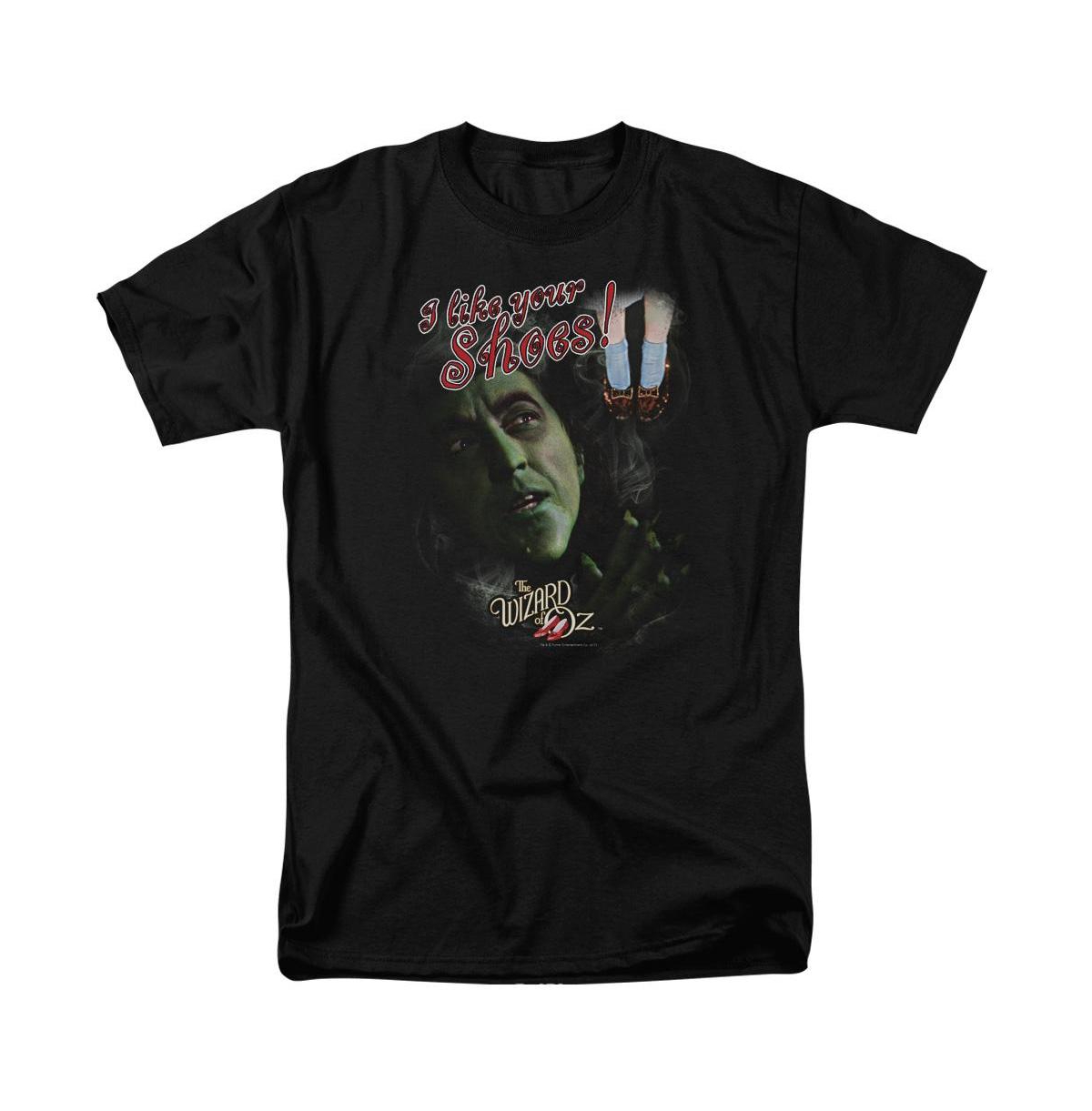 Mens I Like Your Shoes Short Sleeve Adult Tee / T-Shirt - Black