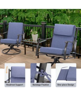 Outdoor Chair Cushion 20.5x20.5x4.33 inches Patio Furniture Seat Cushion - Set of 4