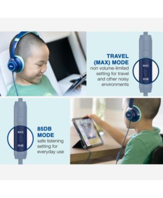 KidJamz KJ45 (2 Pack) 3.5mm Kid's Headphones w/ Inline Microphone