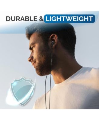 Wired Earbuds USB-C with Microphone Type-C Headphones, Powerful Bass, Lightweight In-Ear Design, 3-Button In-Line Remote