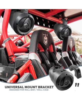 4” Waterproof Off-Road Speakers, 900W, Compact Power Sport System (Pair)