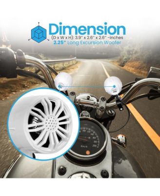 2.25   Waterproof Motorcycle Box Speakers, Compact Off-Road System