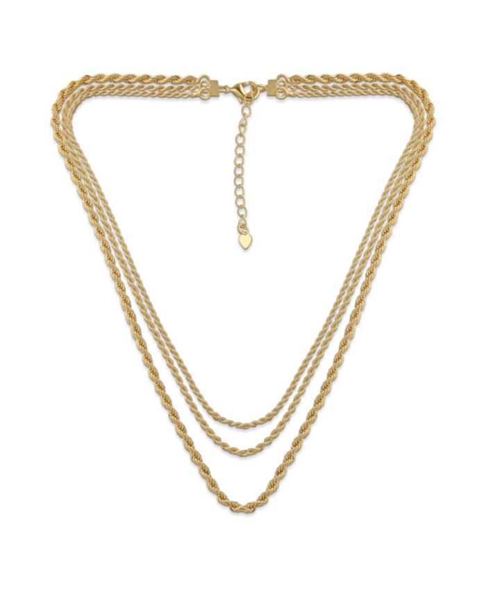Bling Jewelry Statement Sparkling Collar Necklace Plated Multi Strand