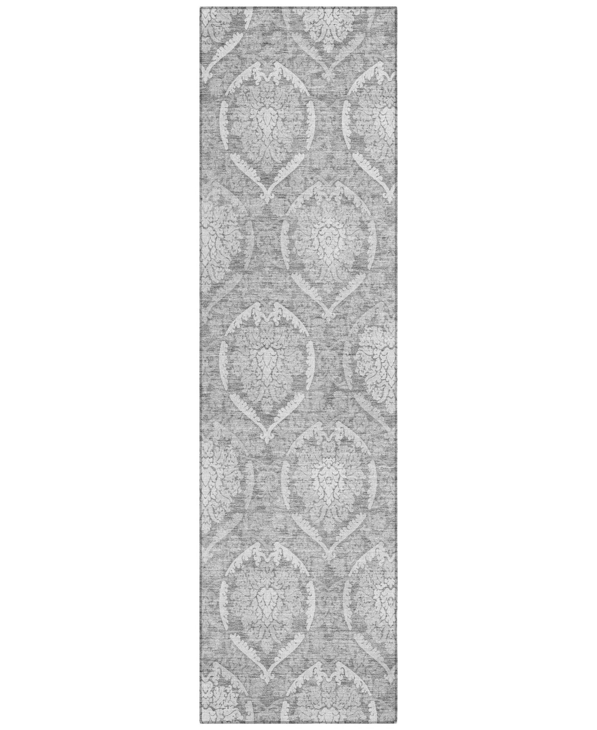Addison Chantille Acn810 2'3"x7'6" Runner Area Rug In Gray