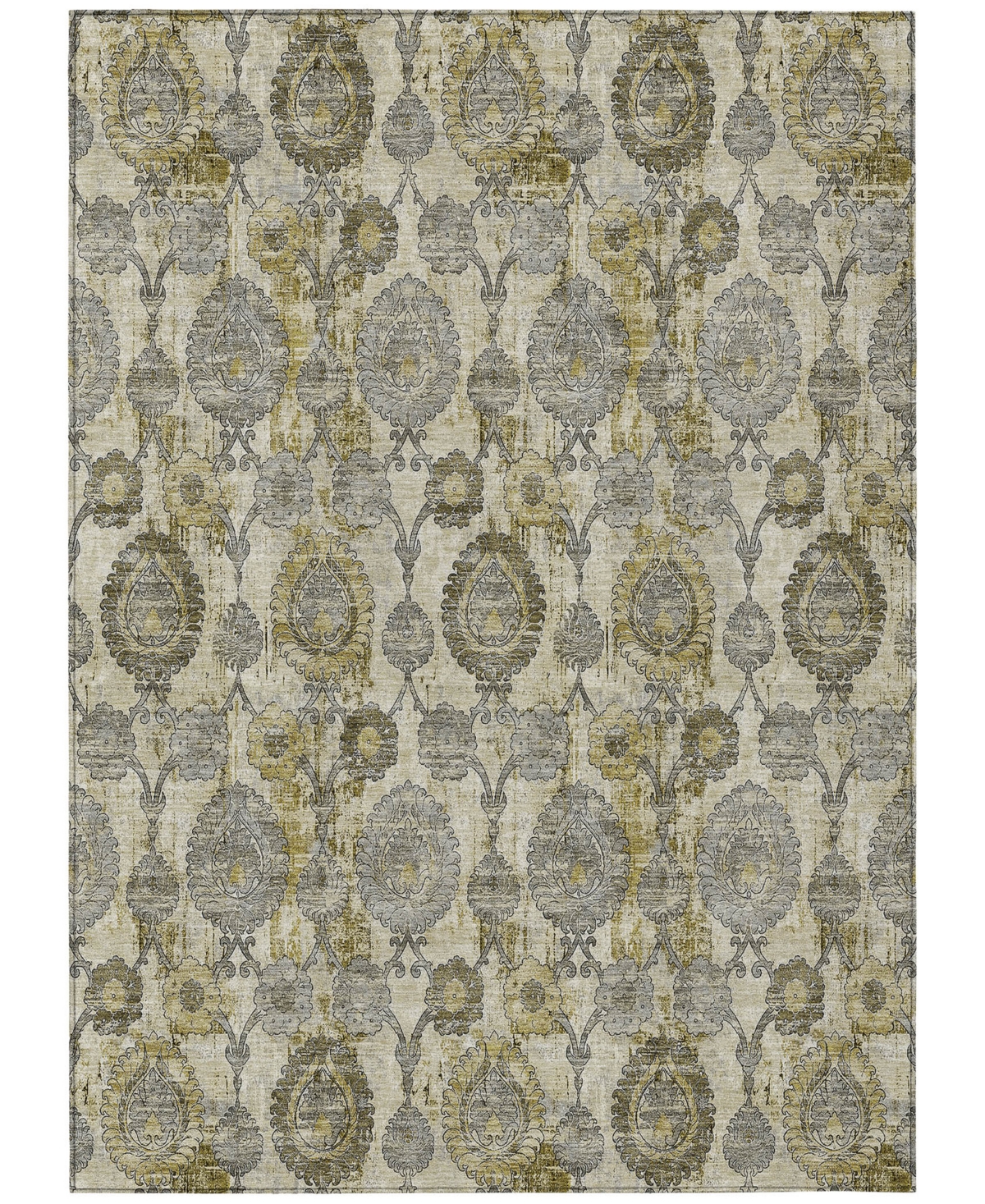 Addison Chantille Acn821 2'6"x3'10" Area Rug In Khaki