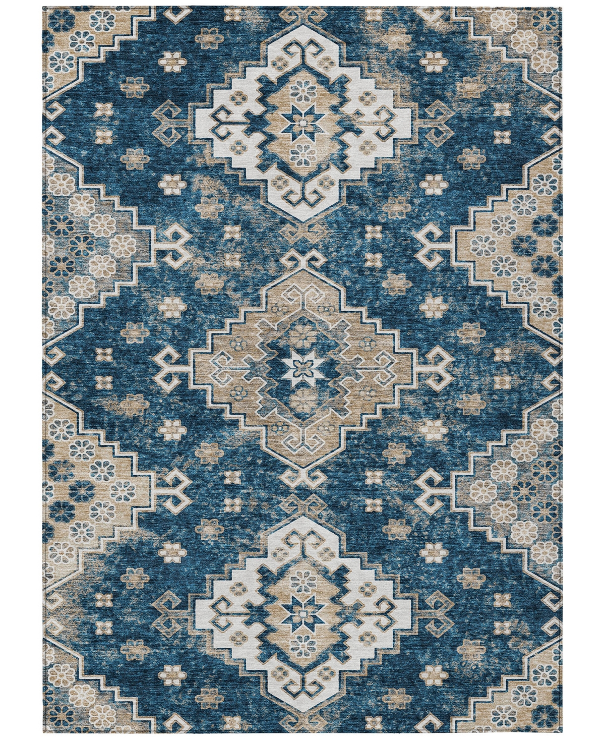 Addison Chantille Acn846 5'x7'6" Area Rug In Navy