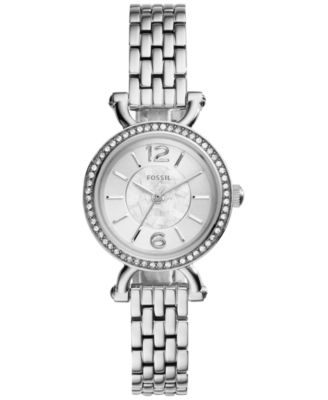 Fossil - Women's Georgia Reverse D Stainless Steel Bracelet Watch 26mm ES3893