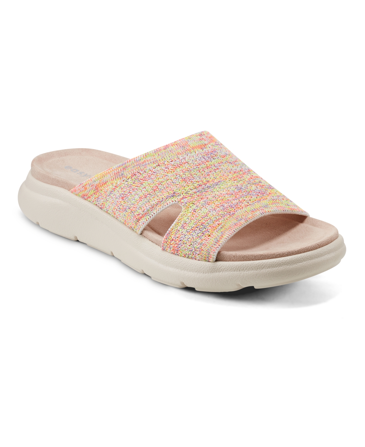 EASY SPIRIT WOMEN'S AMARI SPORTY FLAT SLIDE SANDALS 