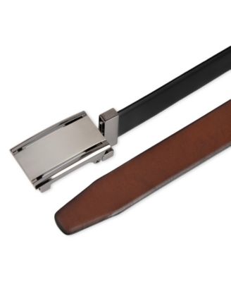 Men's 2-In-1 Reversible AlfaTech Custom Fit Pressure Locking Plaque Buckle Belt