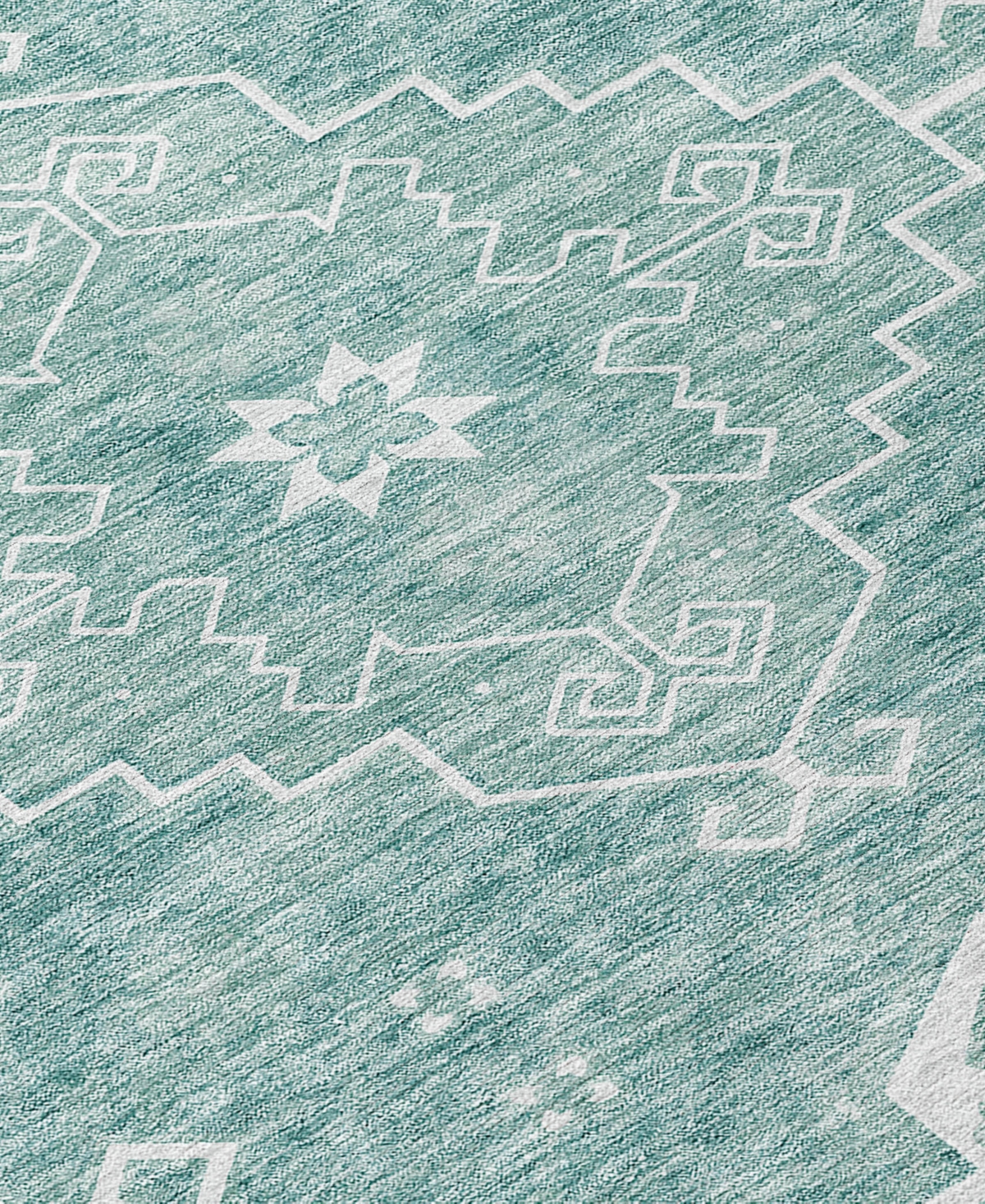 Addison Chantille Acn847 2'3"x7'6" Runner Area Rug In Aqua
