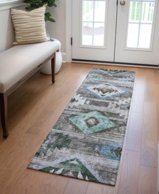 Chantille Machine Washable ACN836 2'3"x7'6" Runner Area Rug