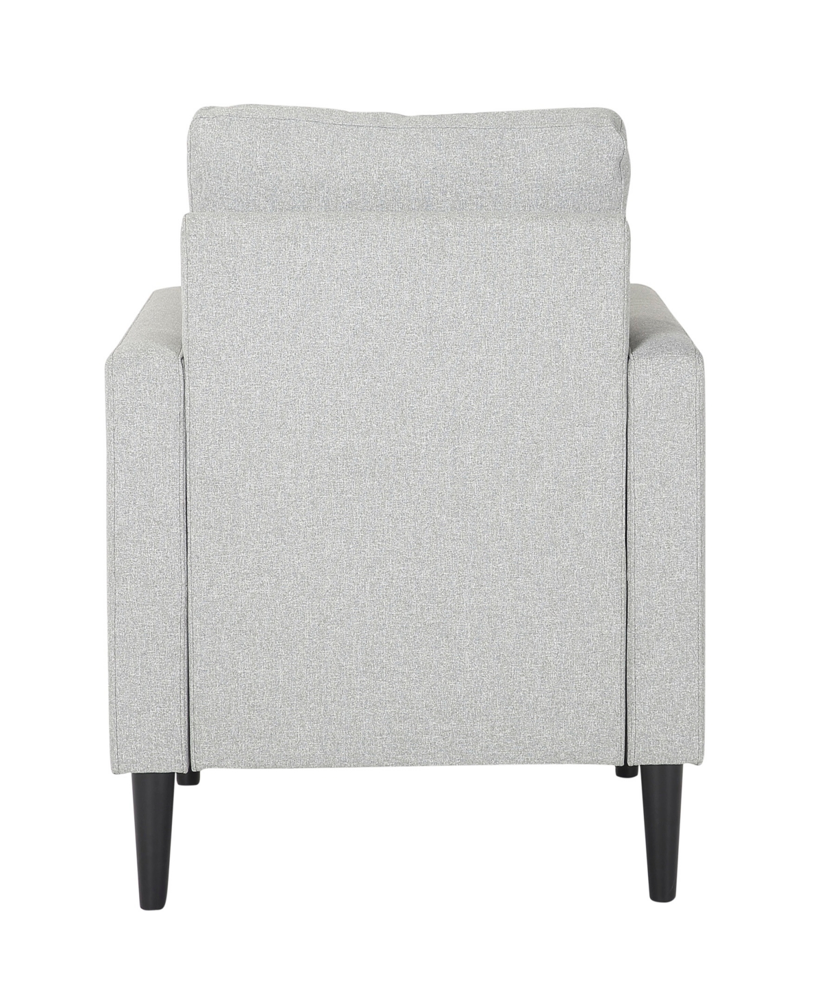 Lumisource 33" Wood Wendy Contemporary Arm Chair In Gray