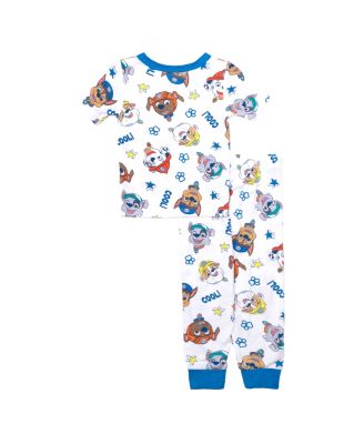 Toddler Boys Short Sleeve T-Shirt and Pant, 2-Piece Pajama Set