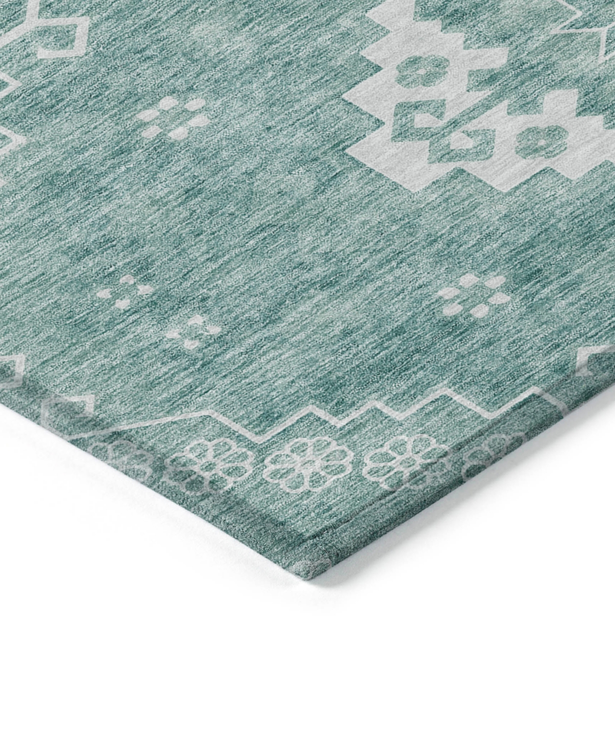 Addison Chantille Acn847 2'3"x7'6" Runner Area Rug In Aqua