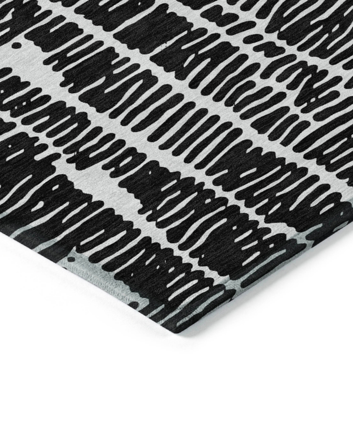 Addison Chantille Acn830 2'3"x7'6" Runner Area Rug In Black