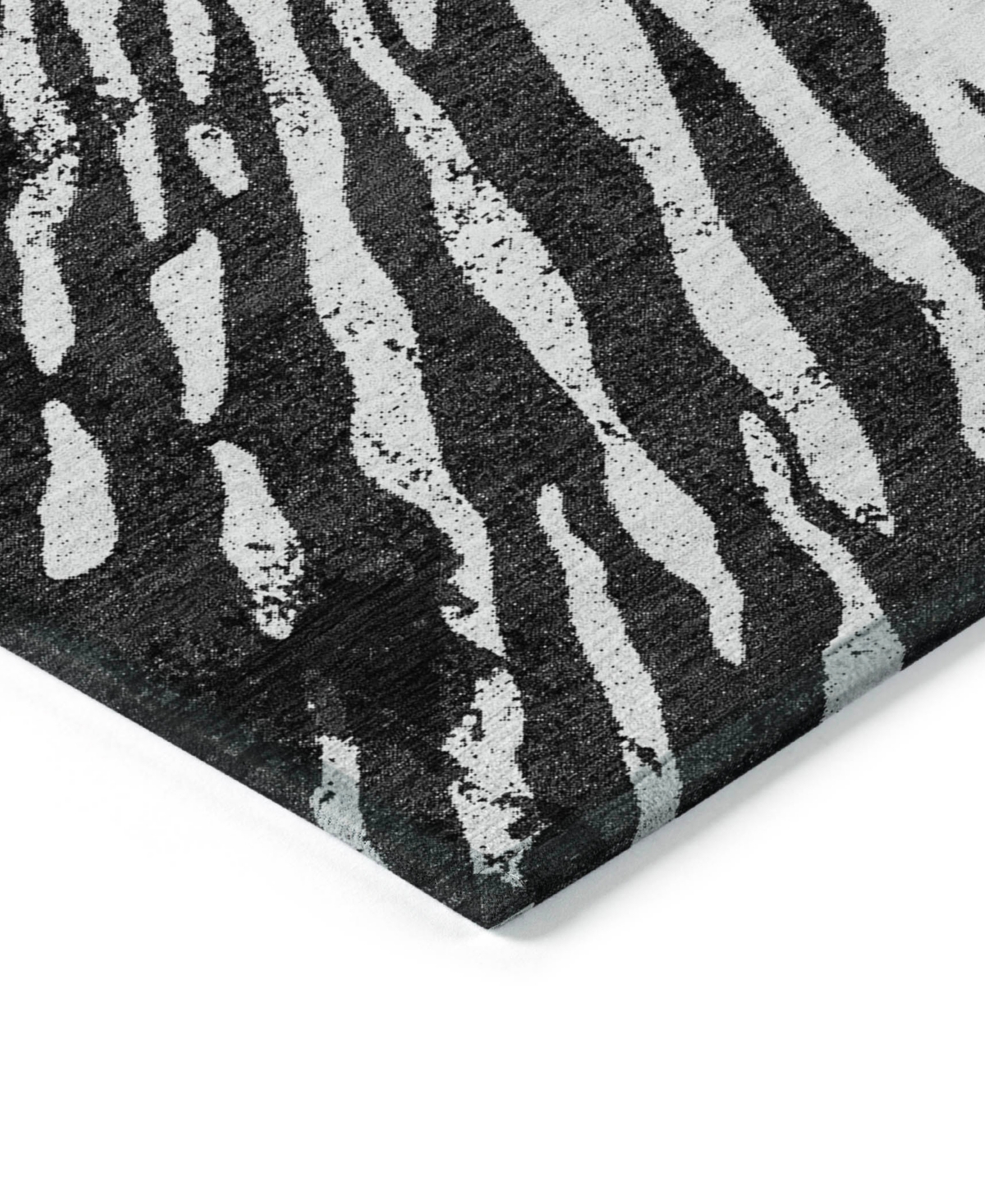 Addison Chantille Machine Washable Acn818 3'x5' Area Rug In Black