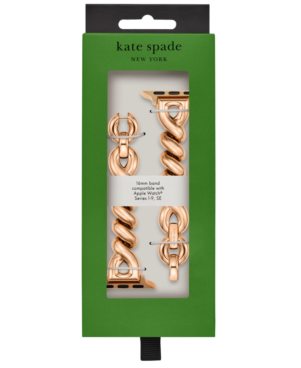 Shop Kate Spade Women's Rose Gold-tone Stainless Steel Band For Apple Watch, 38/40/41/42/44/45mm