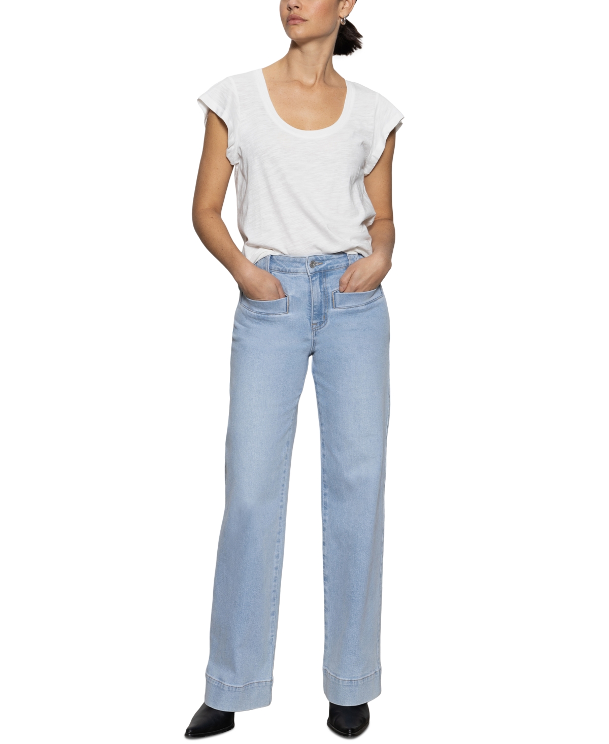 Shop Sanctuary Women's West Side Crewneck Short-sleeve T-shirt In White