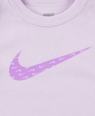 Baby Girls Swoosh Motion Bodysuit & Leggings, 2 Piece Set 