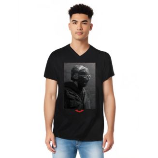 The Batman Mens (2022) Riddler Worn Portrait Short Sleeve T-Shirt - Macy's