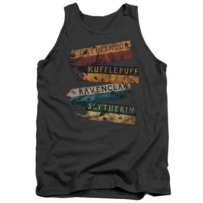 Mens Burnt Banners Adult Tank Top