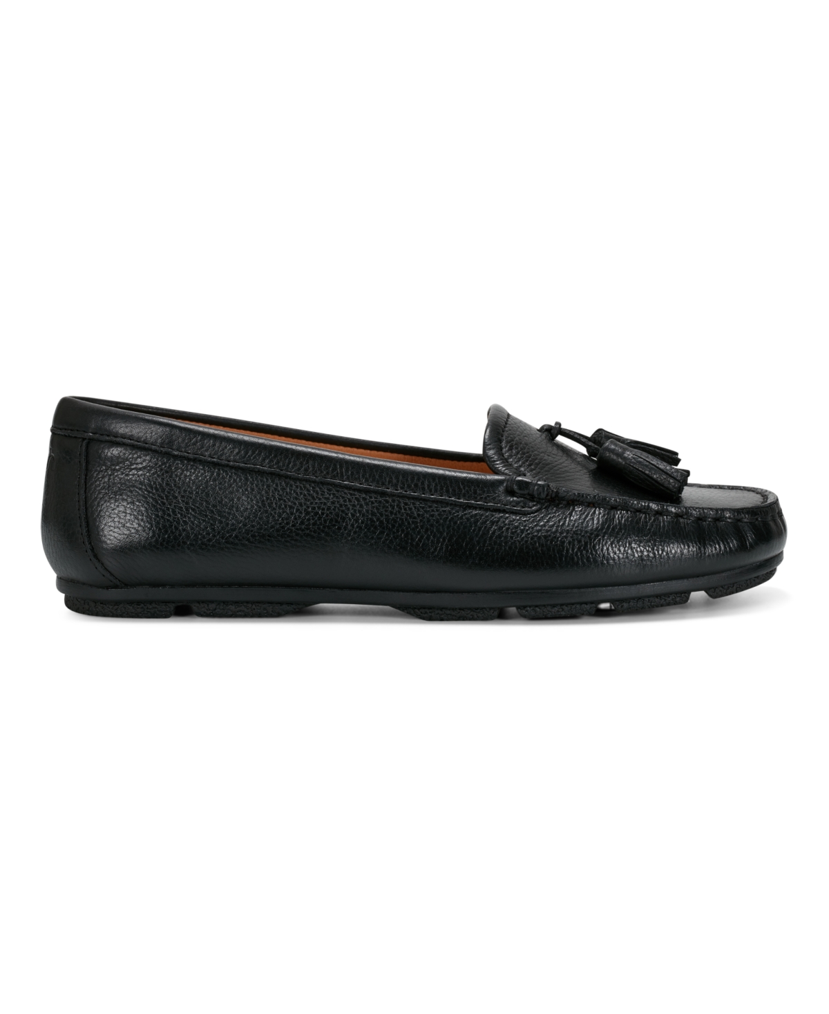 Shop Earth Women's Raquel Tassel Slip-on Loafers In Black Leather