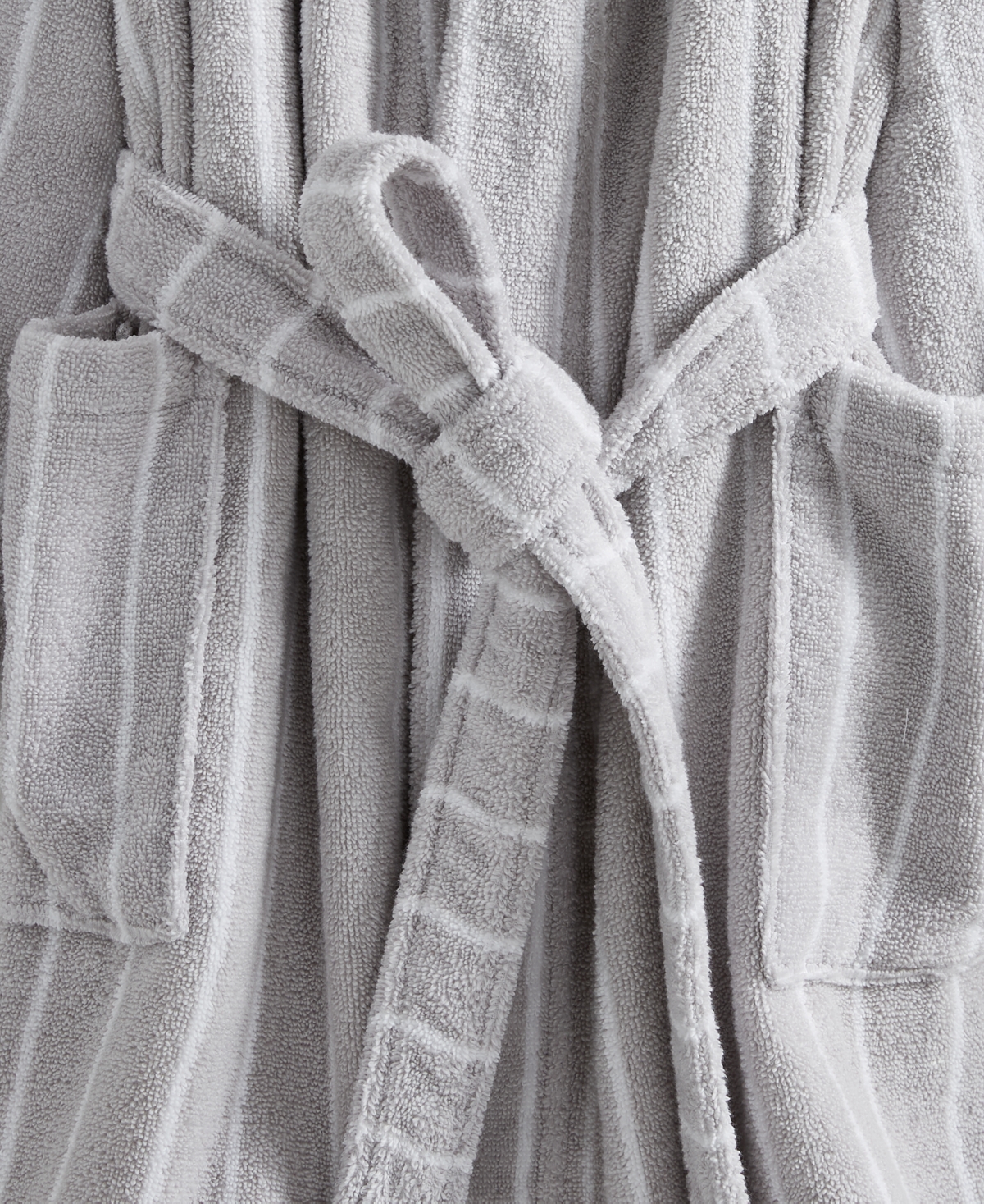 Arch Studio Terry Bath Robe, Exclusively At Macy's In Cloud Stripe