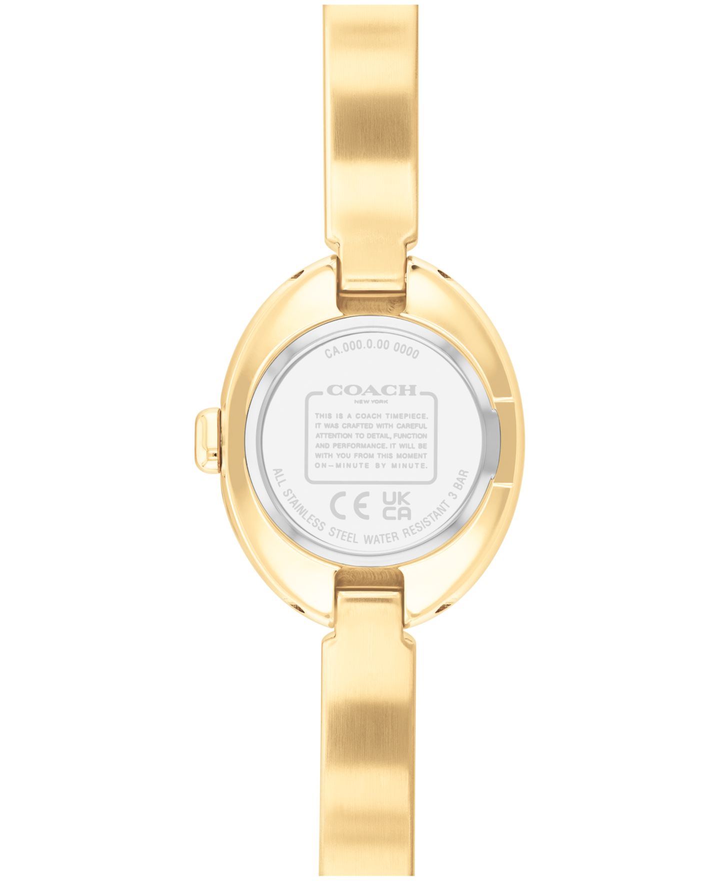 Женские часы COACH Sammy Gold-Tone Stainless Steel Bangle Bracelet Watch, 22.5mm — фото 2