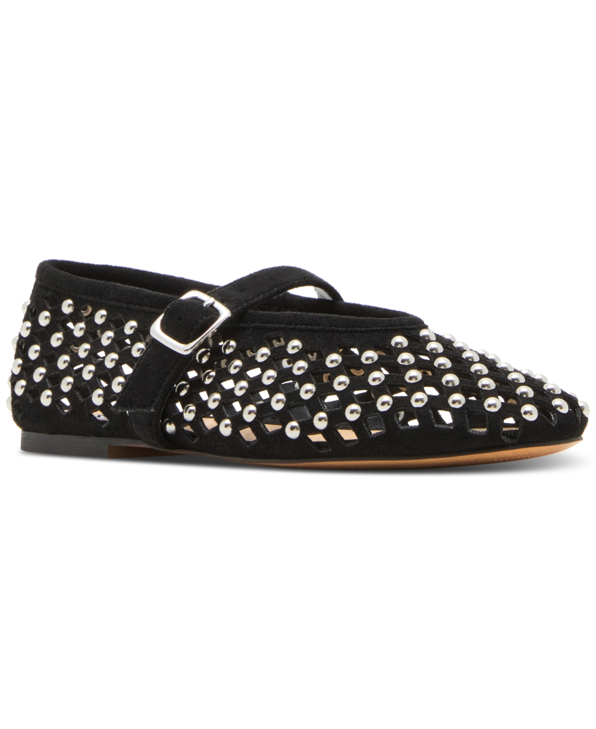 Women's Dreaming Studded Mary Jane Flats - Tan/Gold Multi