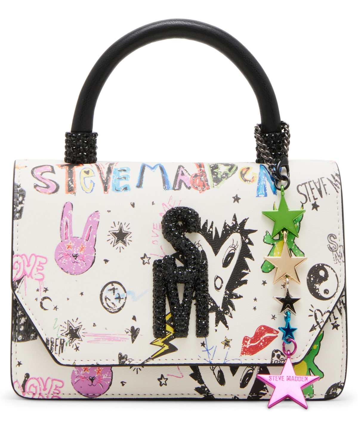 Brat Mini Satchel Bag - White Multi