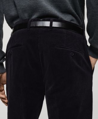 Men's Slim-Fit Corduroy Pants