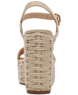 Steve Madden Women's Pinky Platform Rope Wedge Sandals - Macy's