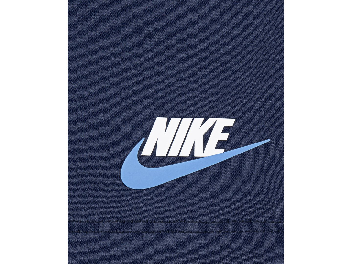 Детский комплект Nike Split Futura: футболка и шорты, 2 предмета, цвет: Серый / Тёмно-синий — фото 5