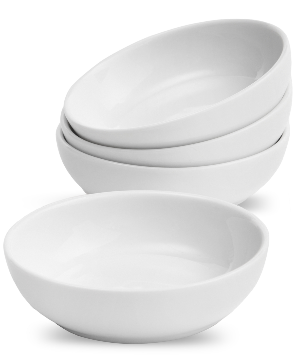 The Cellar James Round Dip Bowls, Set Of 4, Exclusively At Macy's In White