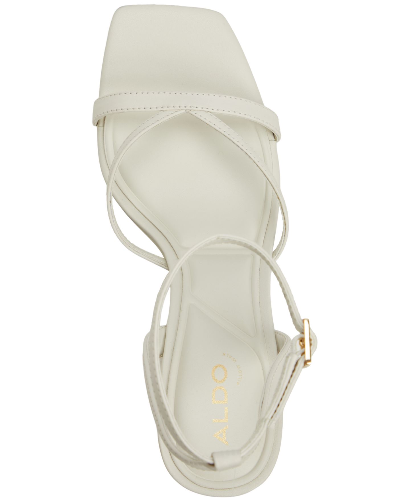 Женские сандалии ALDO Stellare Two-Piece Dress Sandals, цвет: Костяной — фото 4