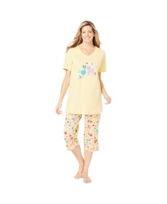 Women's Dreams and Co. 2-Piece Capri PJ Set